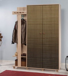 Hanah Home Hall Stand Garmanto 135-220 Roble Sonoma